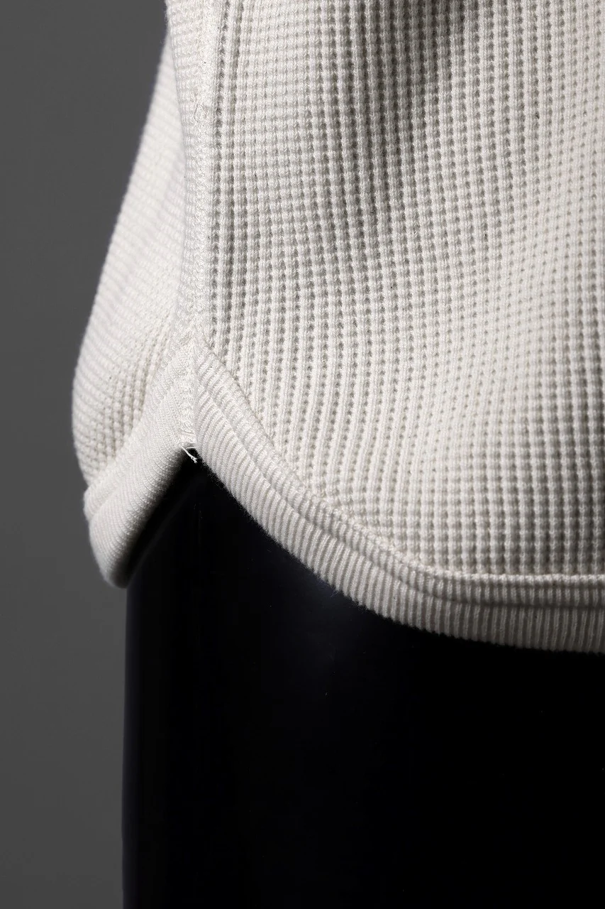 FULLCOUNT HEAVY WEIGHT WAFFLE L/S T SHIRT / ORIGINAL 22//- TIGHT TENSION COTTON (ECRU) - Image 12