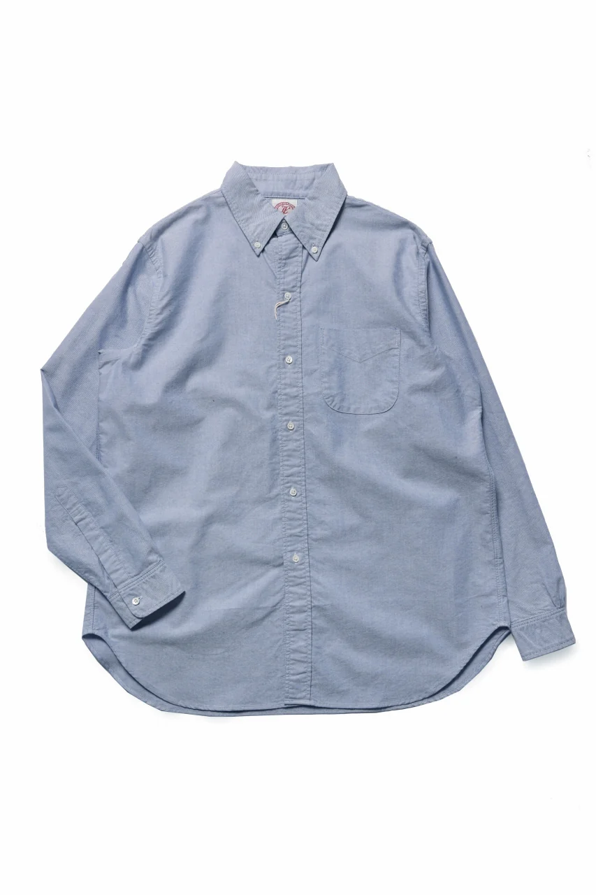 FULLCOUNT Limited GOOD OLD B.D. SHIRT / SUVIN COTTON OXFORD (BLUE) - Image 2