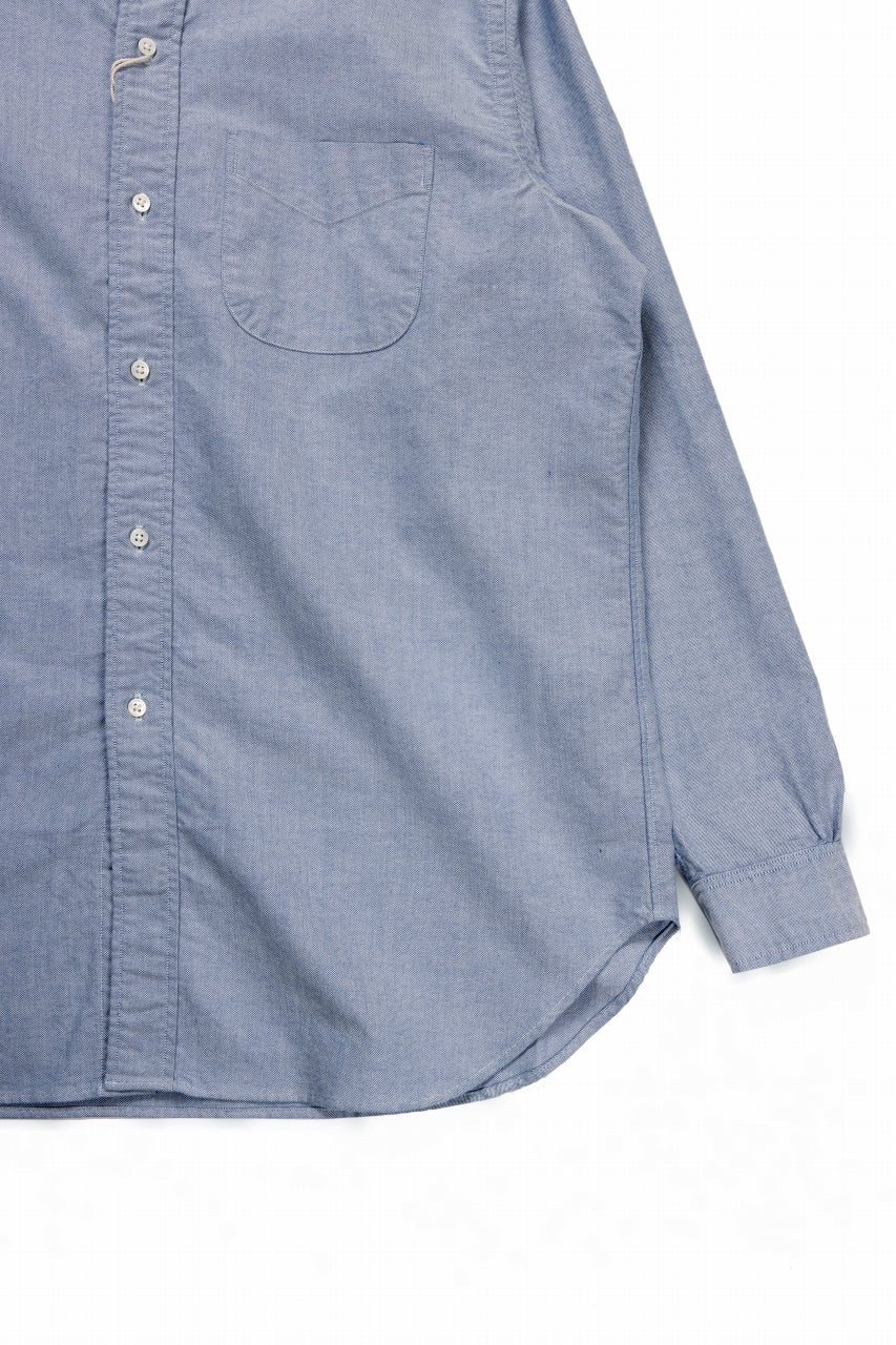 FULLCOUNT Limited GOOD OLD B.D. SHIRT / SUVIN COTTON OXFORD (BLUE) - Image 6