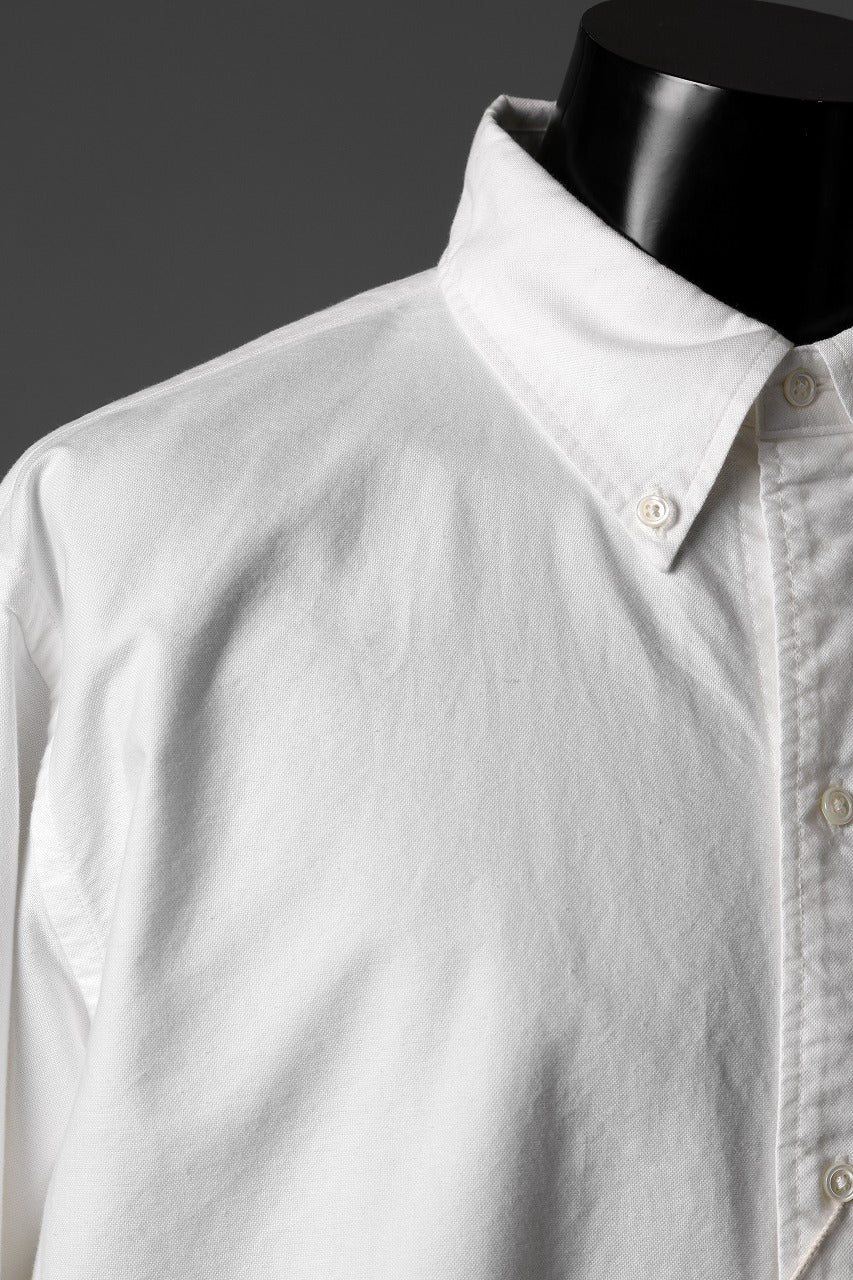 FULLCOUNT Limited GOOD OLD B.D. SHIRT / SUVIN COTTON OXFORD (WHITE) - Image 10