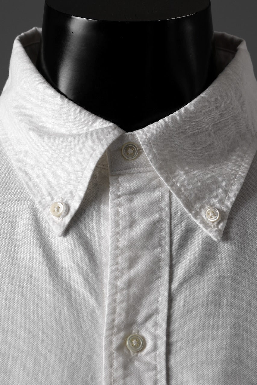 FULLCOUNT Limited GOOD OLD B.D. SHIRT / SUVIN COTTON OXFORD (WHITE) - Image 11