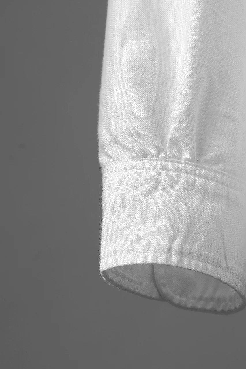 FULLCOUNT Limited GOOD OLD B.D. SHIRT / SUVIN COTTON OXFORD (WHITE) - Image 9