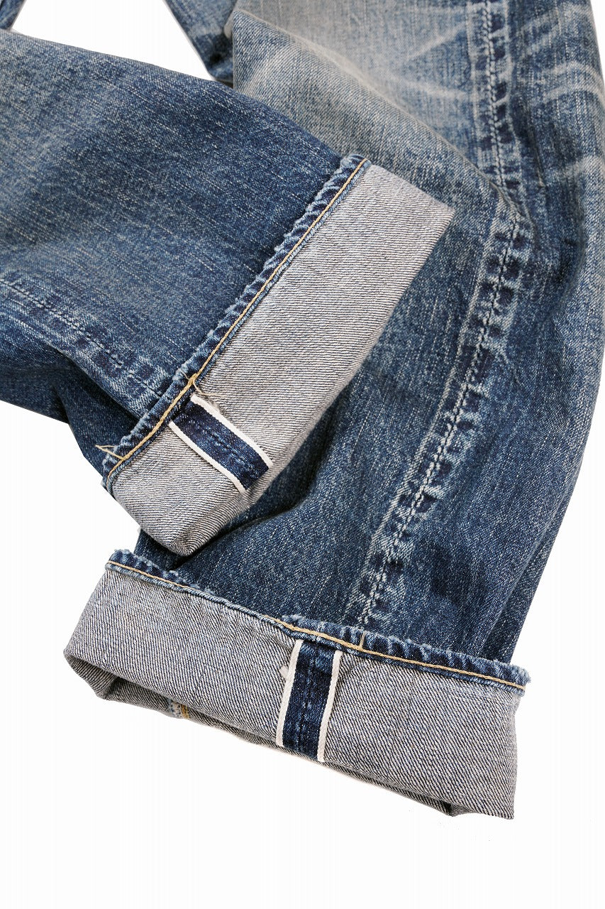 FULLCOUNT "More Than Just Fear" WWⅡ Model Denim Pants / 13.7oz Zimbabwe Selvedge Denim (INDIGO BLUE) - Image 12