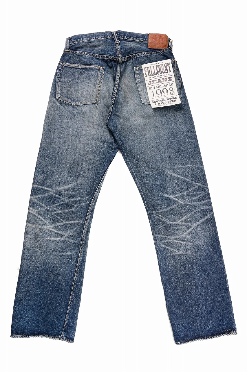 FULLCOUNT "More Than Just Fear" WWⅡ Model Denim Pants / 13.7oz Zimbabwe Selvedge Denim (INDIGO BLUE) - Image 2
