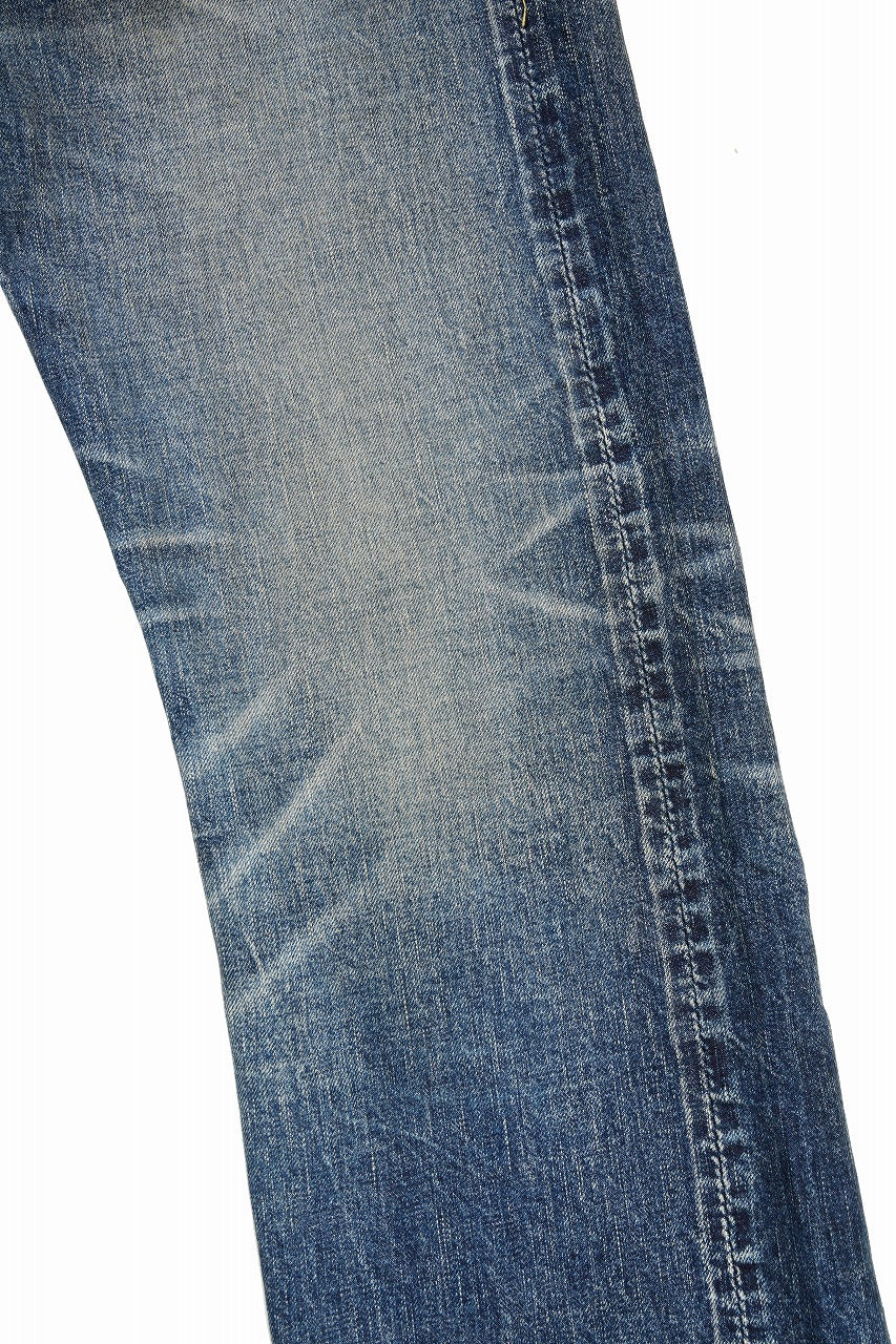 FULLCOUNT "More Than Just Fear" WWⅡ Model Denim Pants / 13.7oz Zimbabwe Selvedge Denim (INDIGO BLUE) - Image 6
