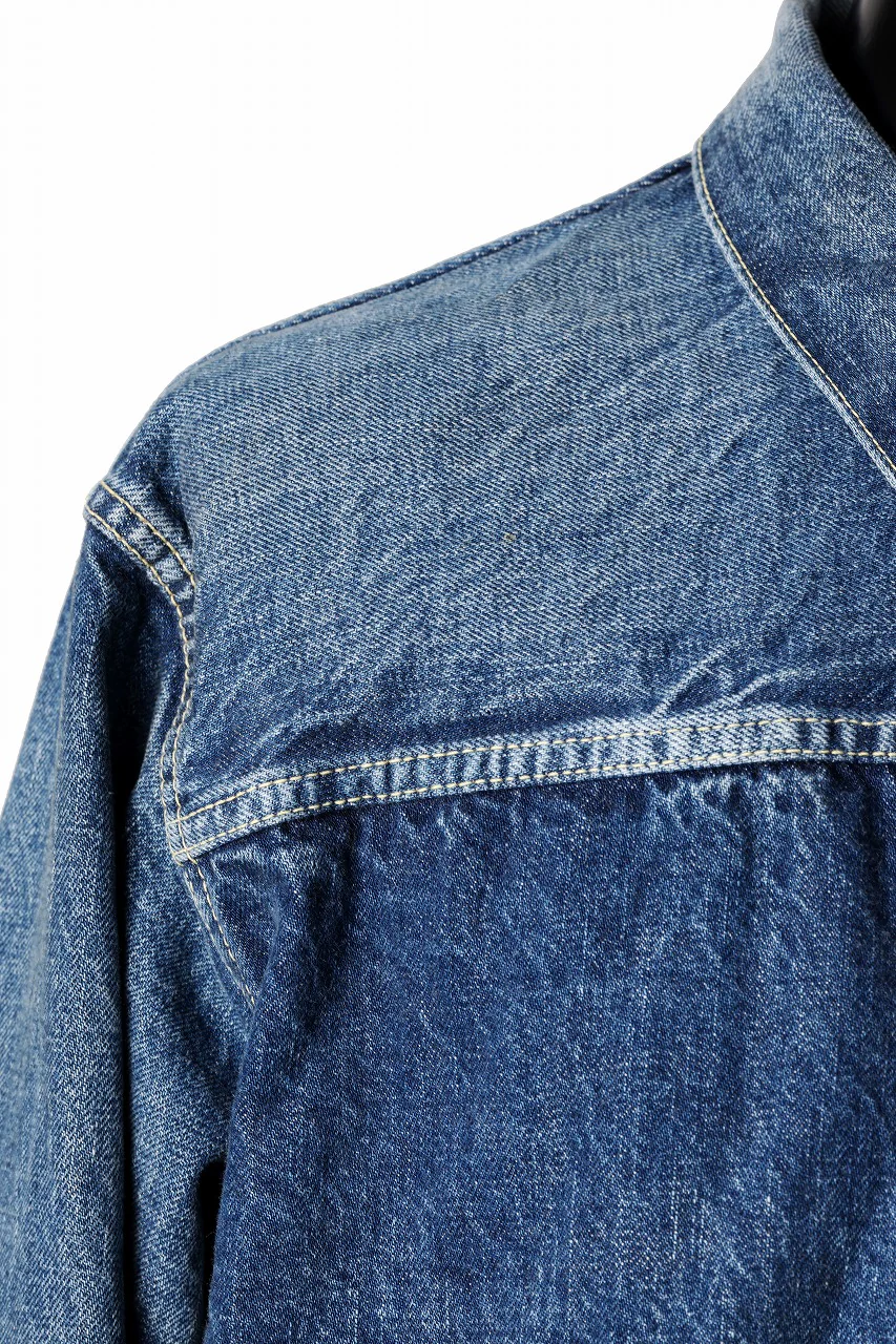 FULLCOUNT "More Than Real" Type 1 Denim Jacket / 13.7oz Zimbabwe Selvedge Denim (INDIGO BLUE) - Image 10
