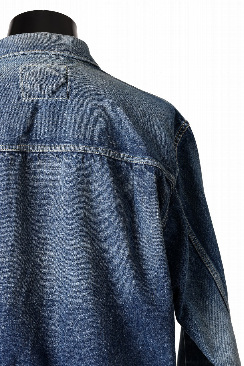 FULLCOUNT "More Than Real" Type 1 Denim Jacket / 13.7oz Zimbabwe Selvedge Denim (INDIGO BLUE) - Image 14