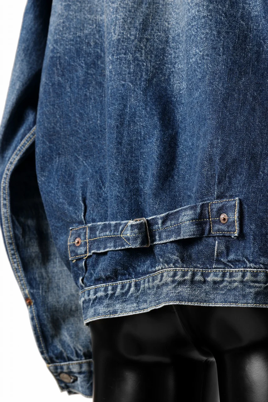 FULLCOUNT "More Than Real" Type 1 Denim Jacket / 13.7oz Zimbabwe Selvedge Denim (INDIGO BLUE) - Image 16