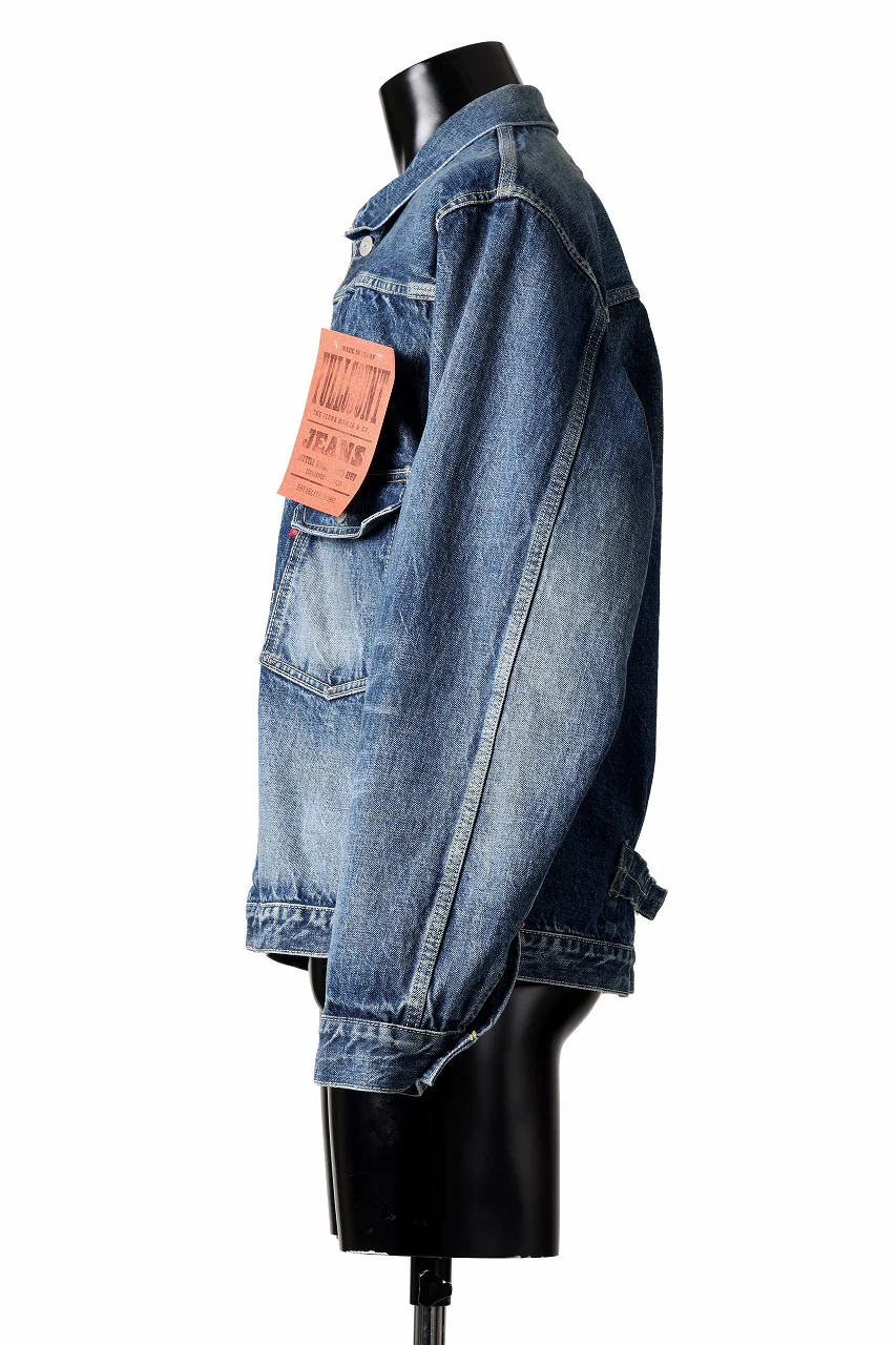 FULLCOUNT "More Than Real" Type 1 Denim Jacket / 13.7oz Zimbabwe Selvedge Denim (INDIGO BLUE) - Image 3