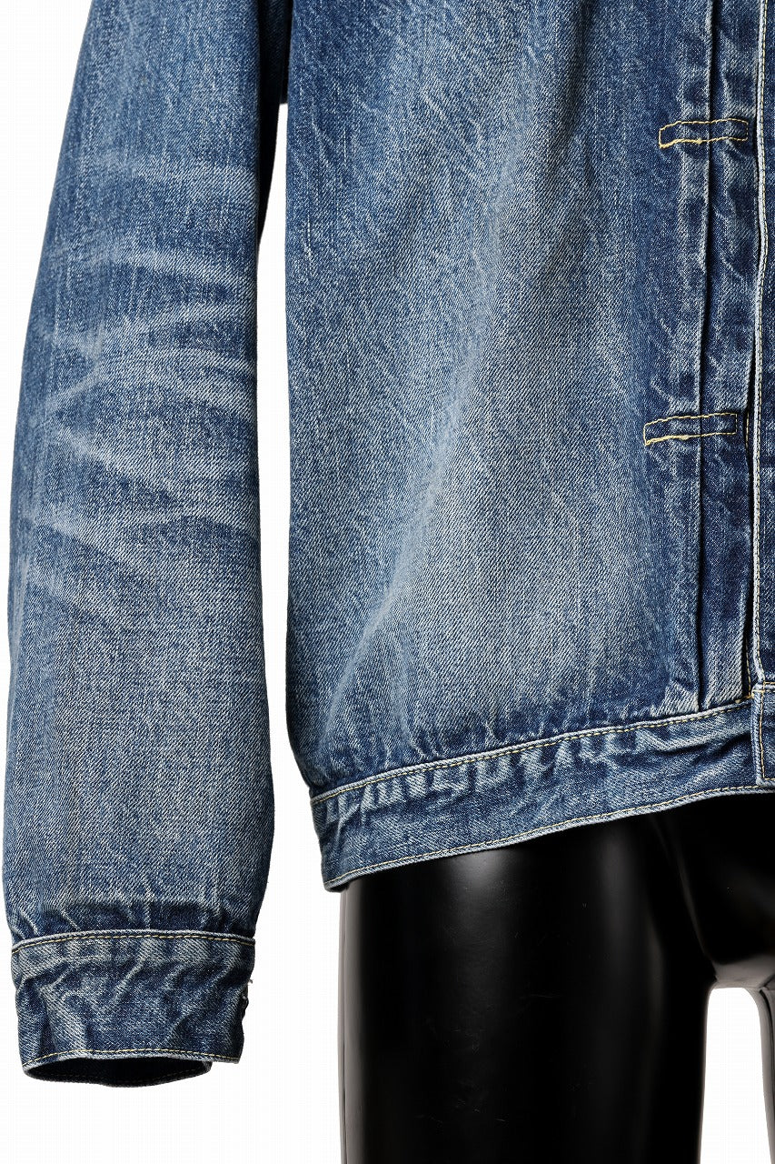 FULLCOUNT "More Than Real" Type 1 Denim Jacket / 13.7oz Zimbabwe Selvedge Denim (INDIGO BLUE) - Image 9