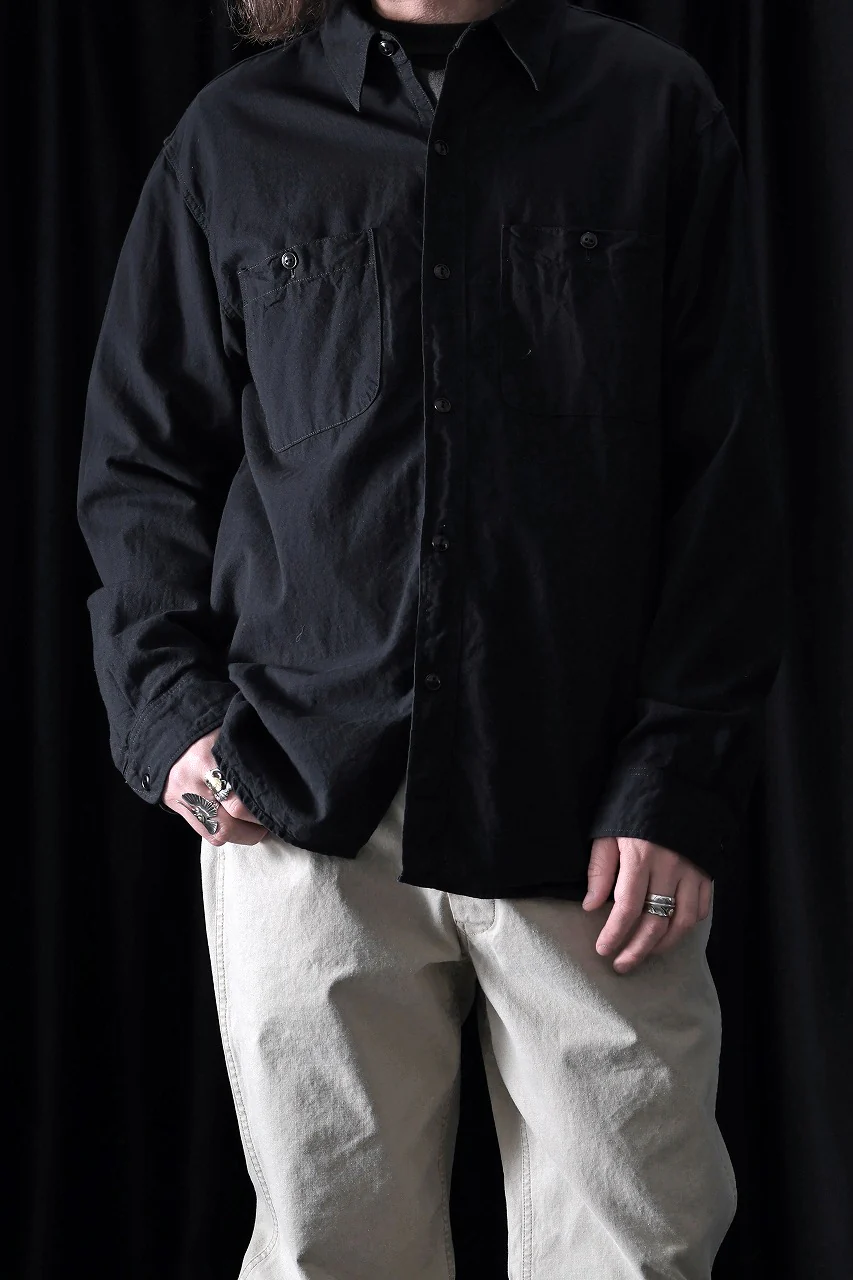 FULLCOUNT SELVEDGE CHAMBRAY (BLACK) - Image 4