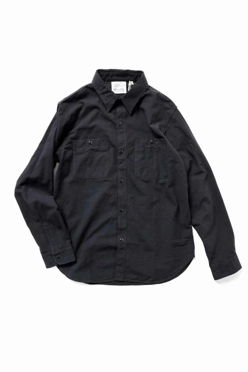 FULLCOUNT SELVEDGE CHAMBRAY (BLACK) - Image 8