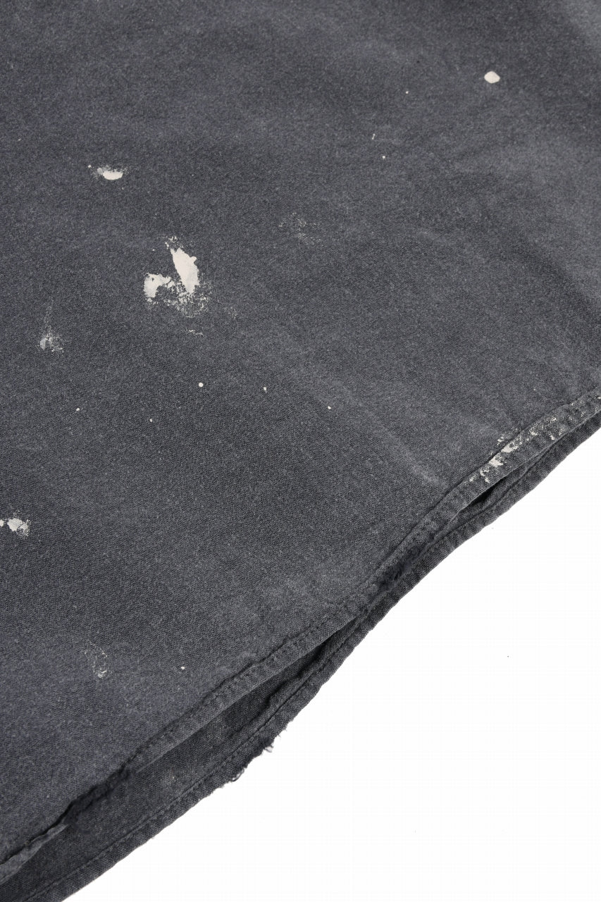 FULLCOUNT SELVEDGE CHAMBRAY PULLOVER SHIRT - AGING (BLACK) - Image 8