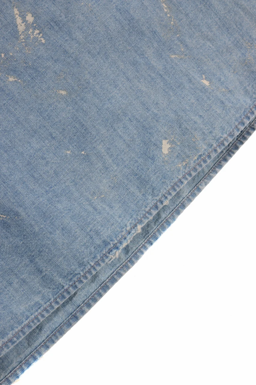 FULLCOUNT SELVEDGE CHAMBRAY PULLOVER SHIRT - AGING (INDIGO) - Image 6