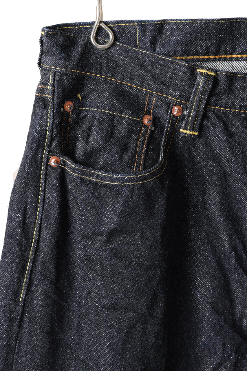 FULLCOUNT Straight Denim Pants / 15.5oz Zimbabwe Selvedge Denim (INDIGO BLUE / ONE WASHED) - Image 10