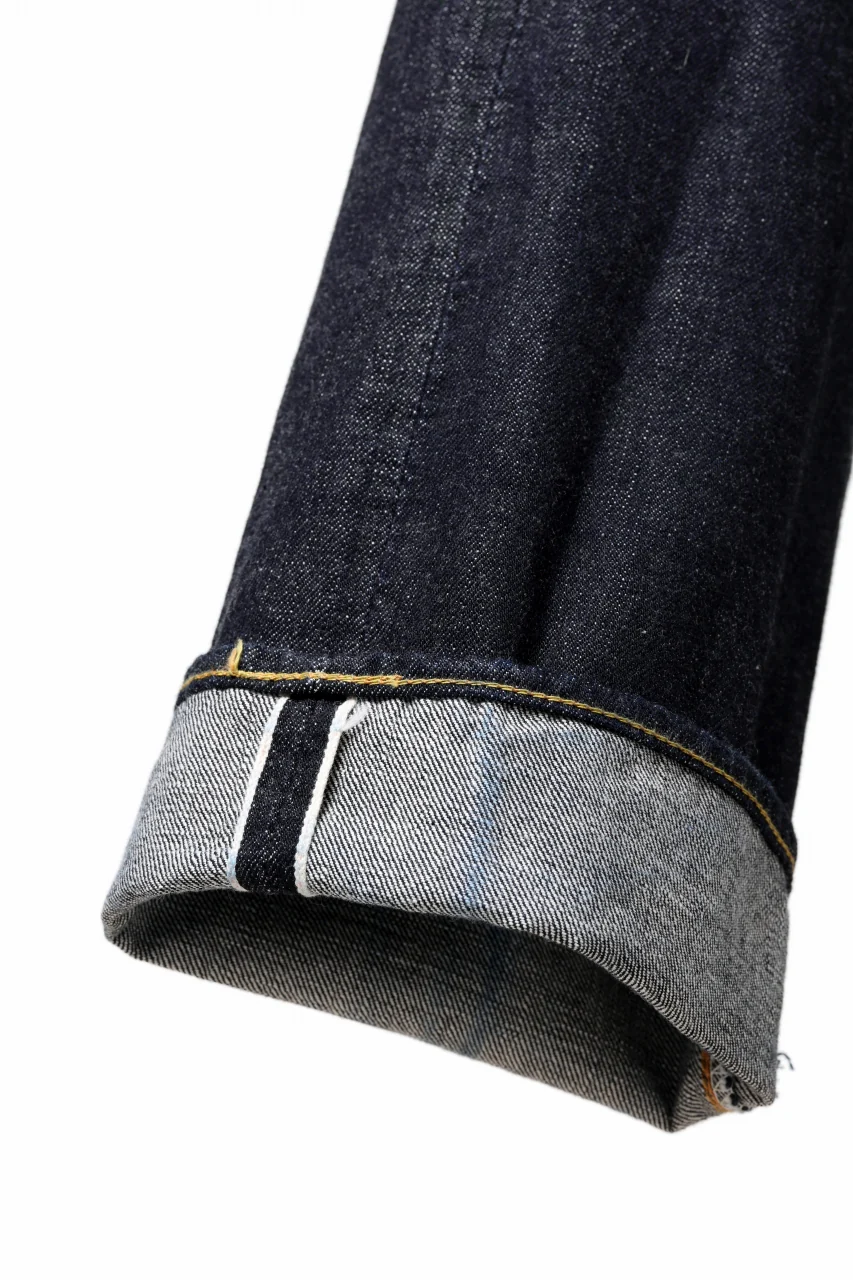 FULLCOUNT Straight Denim Pants / 15.5oz Zimbabwe Selvedge Denim (INDIGO BLUE / ONE WASHED) - Image 14
