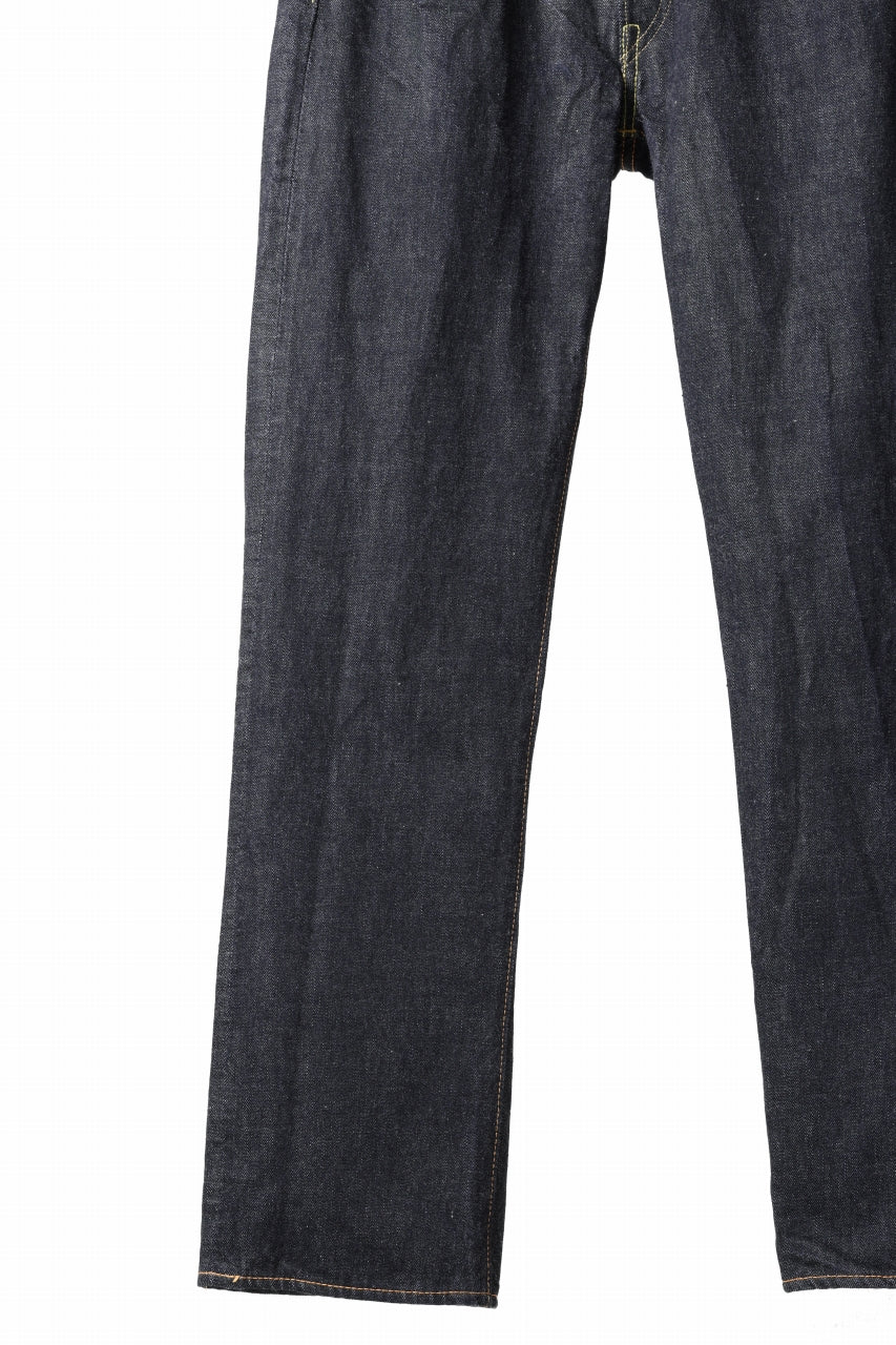FULLCOUNT Straight Denim Pants / 15.5oz Zimbabwe Selvedge Denim (INDIGO BLUE / ONE WASHED) - Image 8