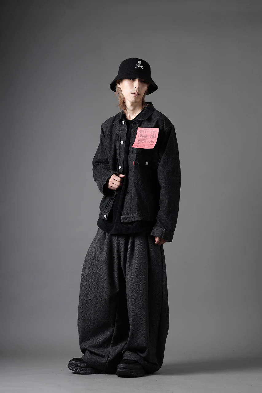 FULLCOUNT Type 1 Black Denim Jacket / 13.7oz Zimbabwe Selvedge Denim (BLACK) - Image 18