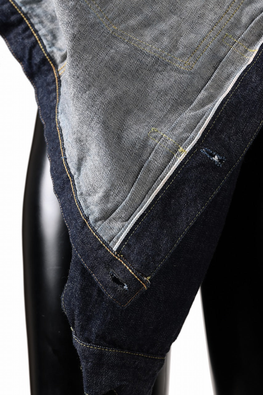 FULLCOUNT Type 1 Denim Jacket / 13.7oz Zimbabwe Selvedge Denim (INDIGO BLUE / ONE WASHED) - Image 17