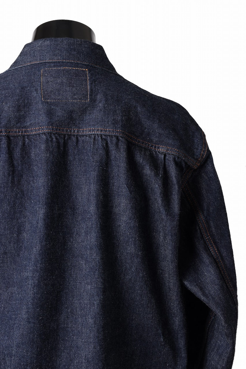 FULLCOUNT Type 2 Denim Jacket / 13.7oz Zimbabwe Selvedge Denim (INDIGO BLUE / ONE WASHED) - Image 13