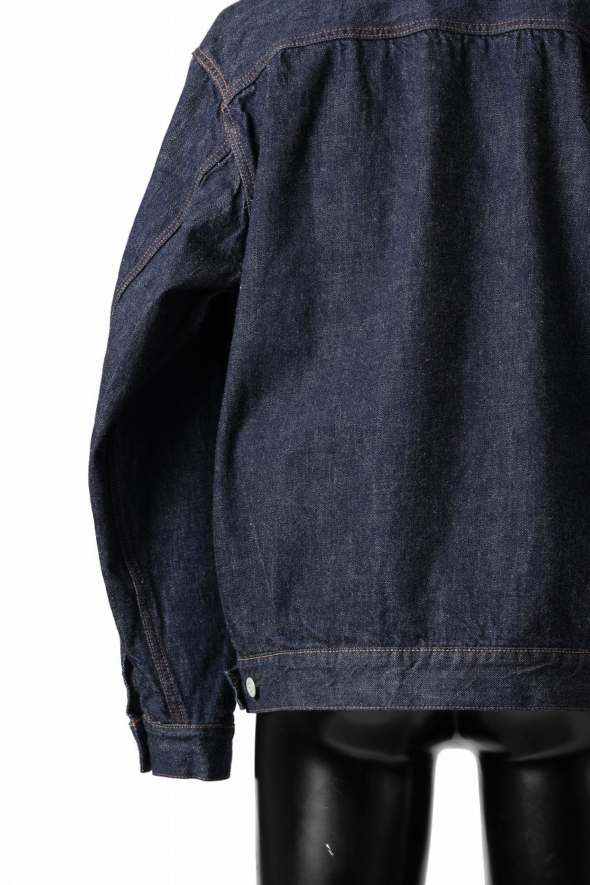 FULLCOUNT Type 2 Denim Jacket / 13.7oz Zimbabwe Selvedge Denim (INDIGO BLUE / ONE WASHED) - Image 14