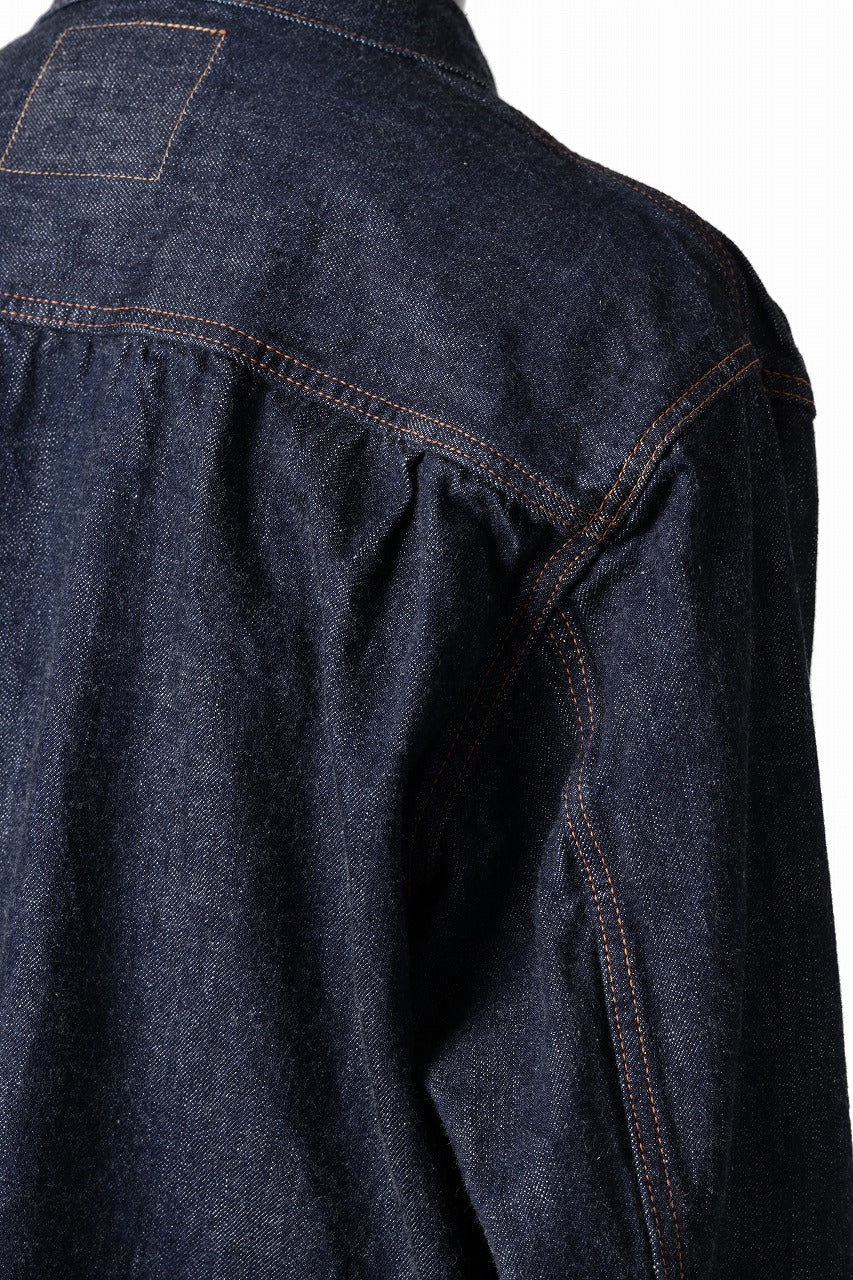 FULLCOUNT Type 2 Denim Jacket / 13.7oz Zimbabwe Selvedge Denim (INDIGO BLUE / ONE WASHED) - Image 15