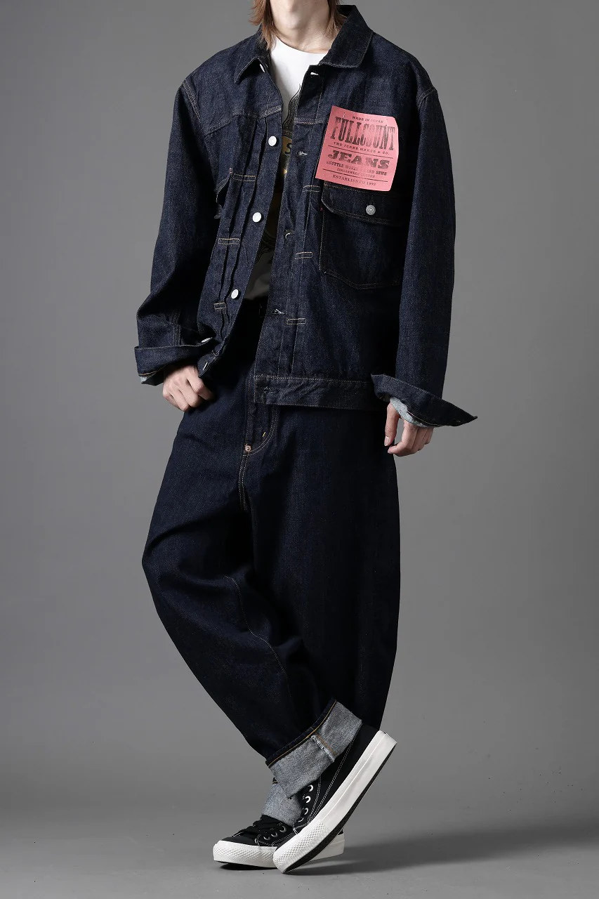 FULLCOUNT Type 2 Denim Jacket / 13.7oz Zimbabwe Selvedge Denim (INDIGO BLUE / ONE WASHED) - Image 21