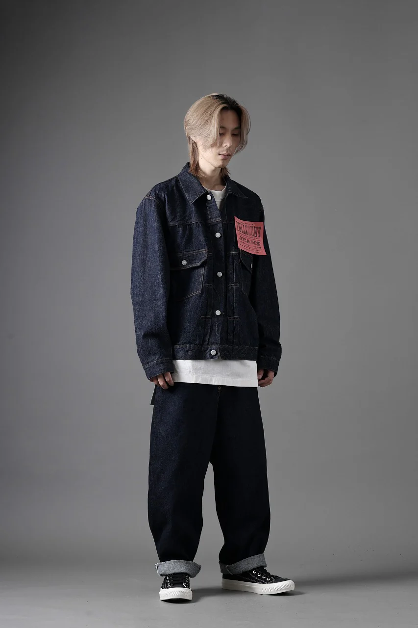 FULLCOUNT Type 2 Denim Jacket / 13.7oz Zimbabwe Selvedge Denim (INDIGO BLUE / ONE WASHED) - Image 25