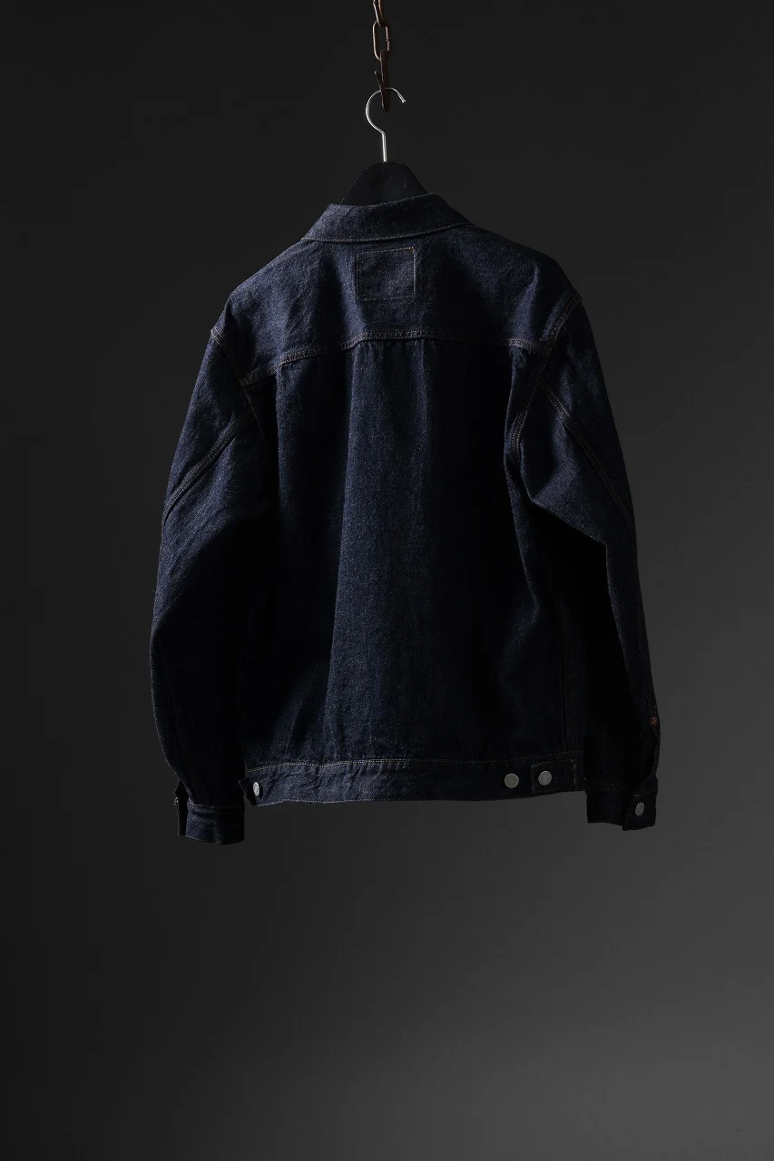FULLCOUNT Type 2 Denim Jacket / 13.7oz Zimbabwe Selvedge Denim (INDIGO BLUE / ONE WASHED) - Image 31