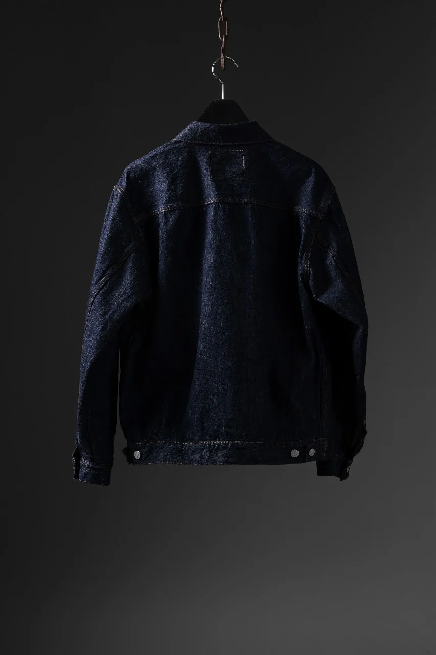FULLCOUNT Type 2 Denim Jacket / 13.7oz Zimbabwe Selvedge Denim (INDIGO BLUE / ONE WASHED) - Image 32