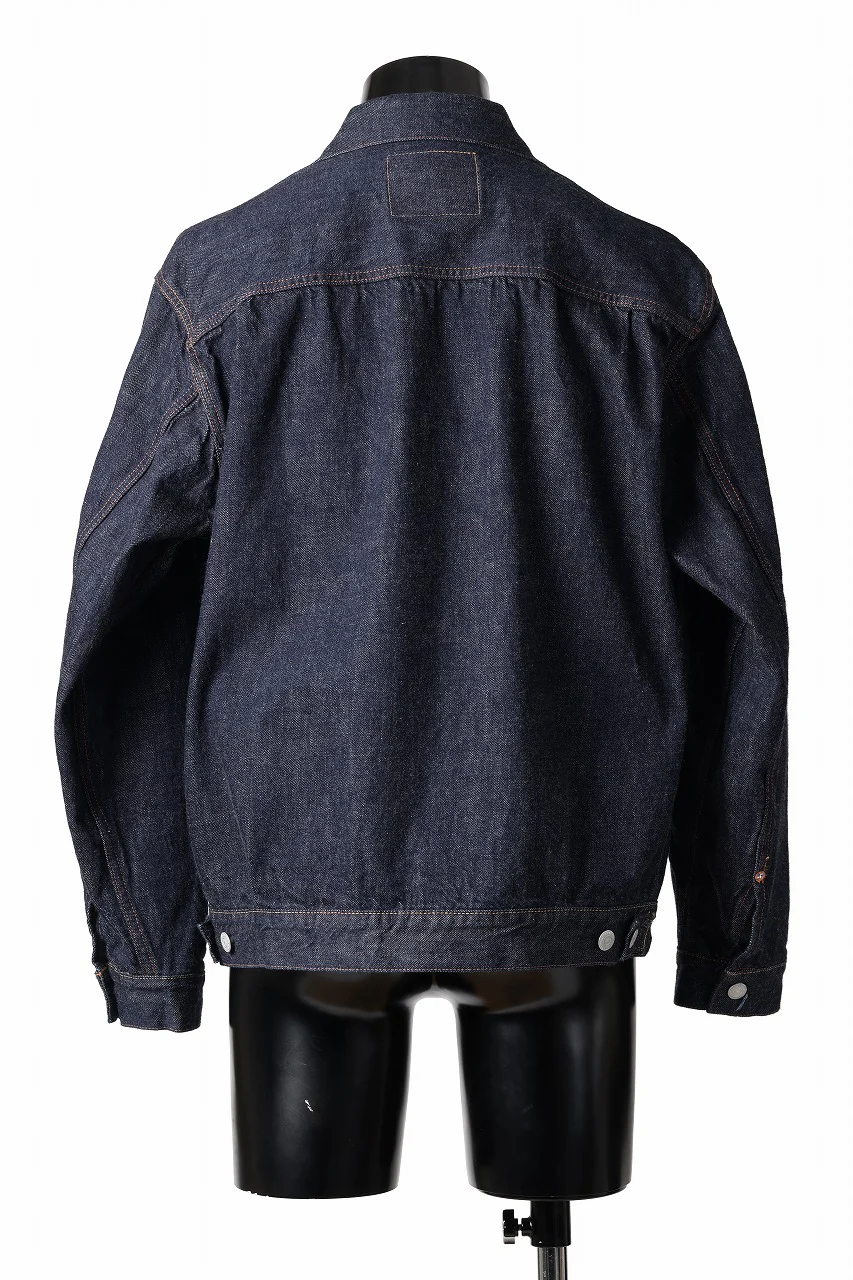 FULLCOUNT Type 2 Denim Jacket / 13.7oz Zimbabwe Selvedge Denim (INDIGO BLUE / ONE WASHED) - Image 5