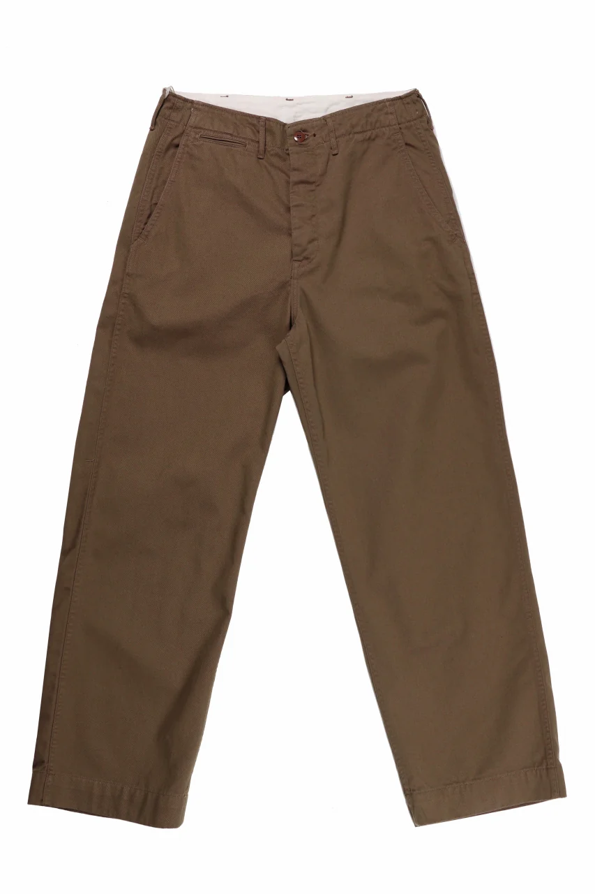 FULLCOUNT U.S.ARMY CHINO 41 TROUSERS (BROWN)