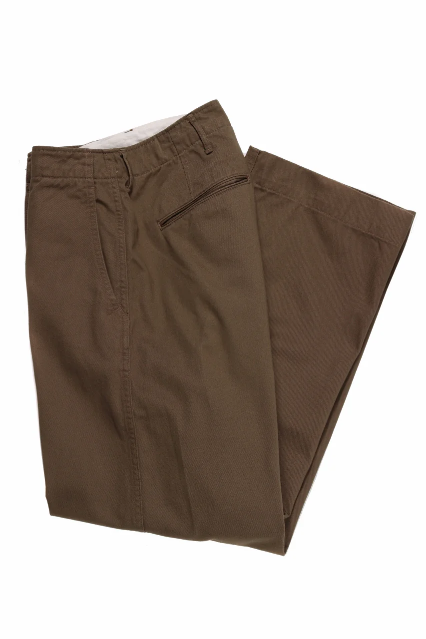 FULLCOUNT U.S.ARMY CHINO 41 TROUSERS (BROWN) - Image 10