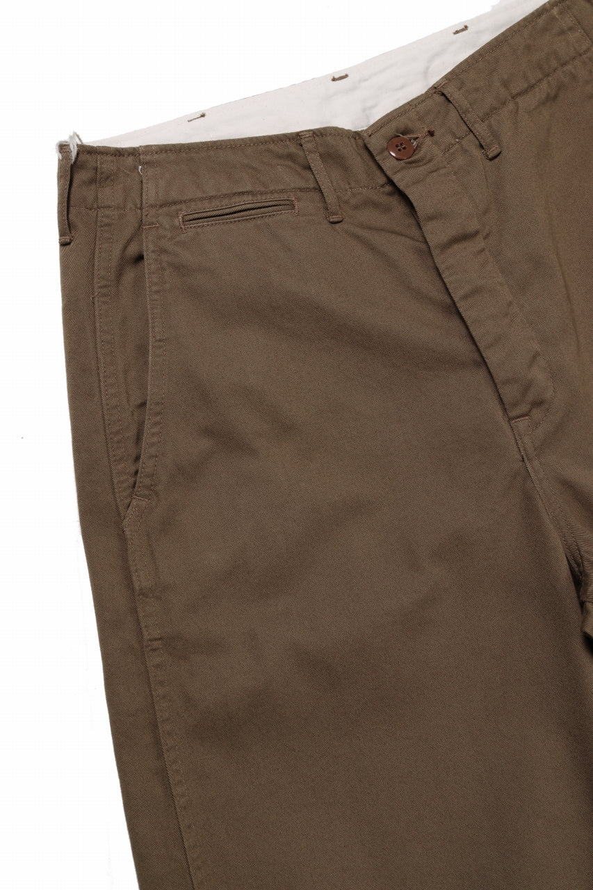 FULLCOUNT U.S.ARMY CHINO 41 TROUSERS (BROWN) - Image 4