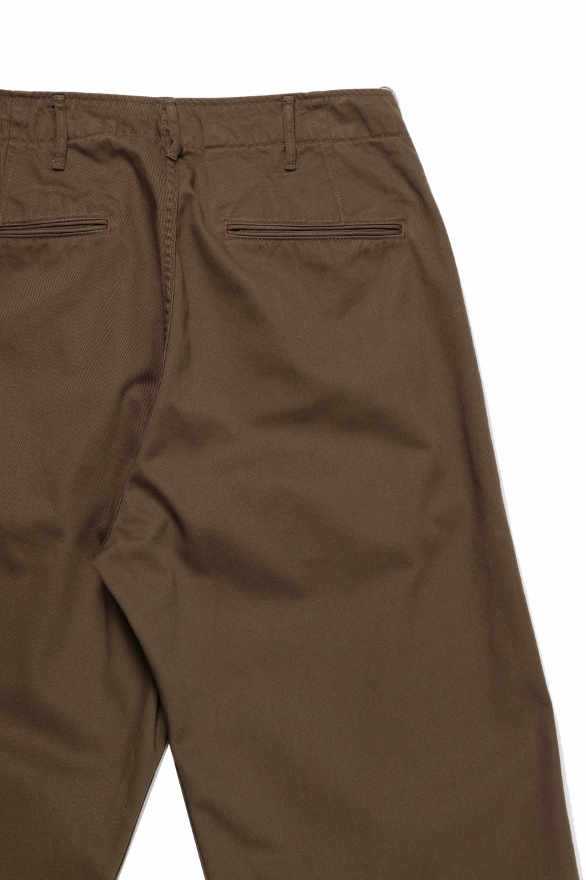 FULLCOUNT U.S.ARMY CHINO 41 TROUSERS (BROWN) - Image 8