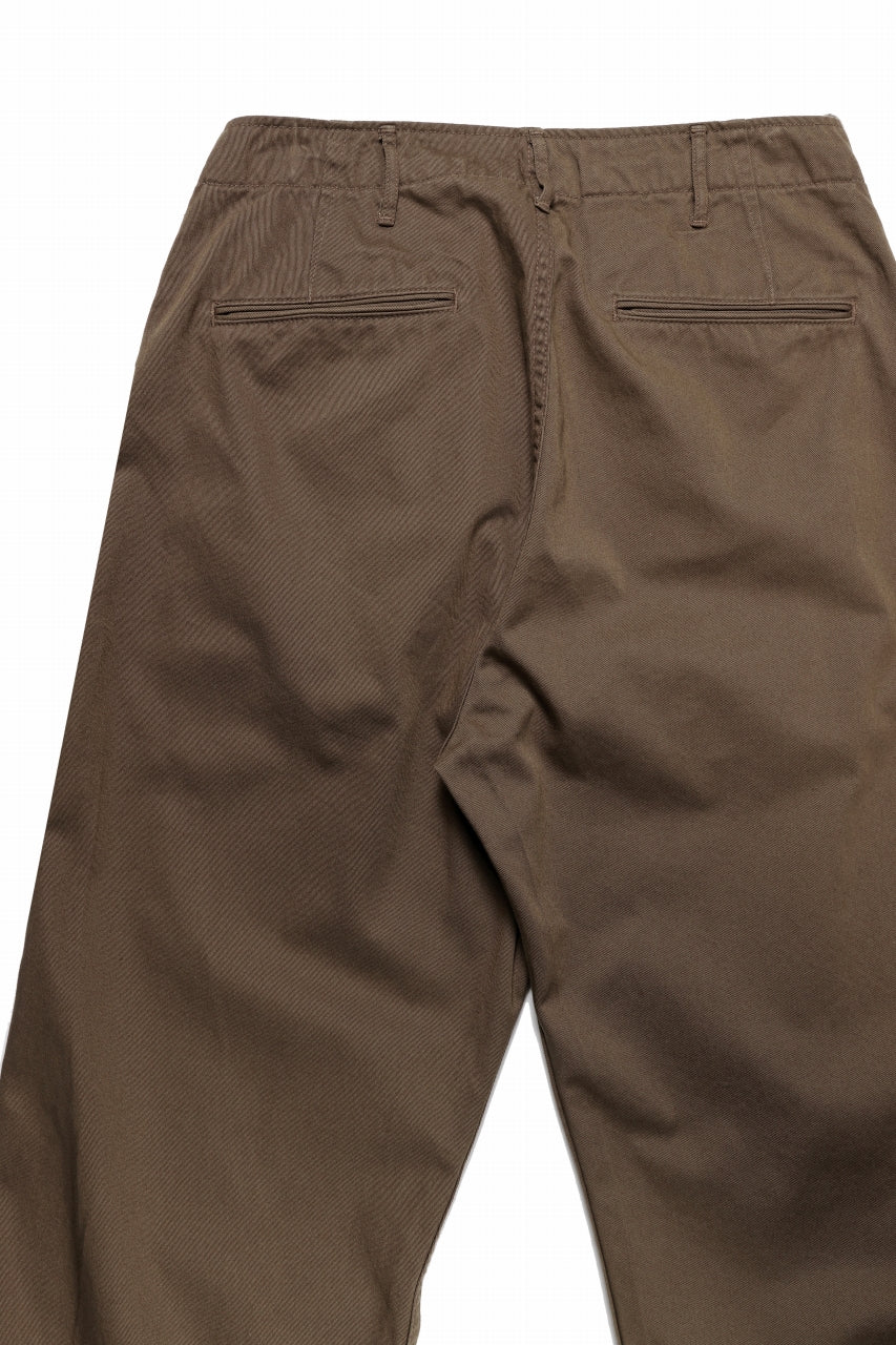 FULLCOUNT U.S.ARMY CHINO 41 TROUSERS (BROWN) - Image 9