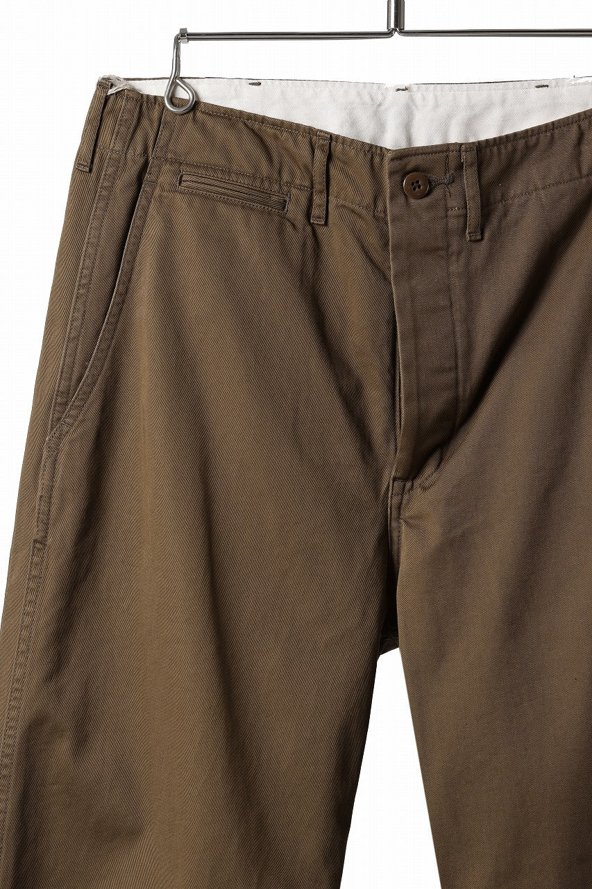 FULLCOUNT U.S.ARMY CHINO 41 TROUSERS (BROWN) - Image 5