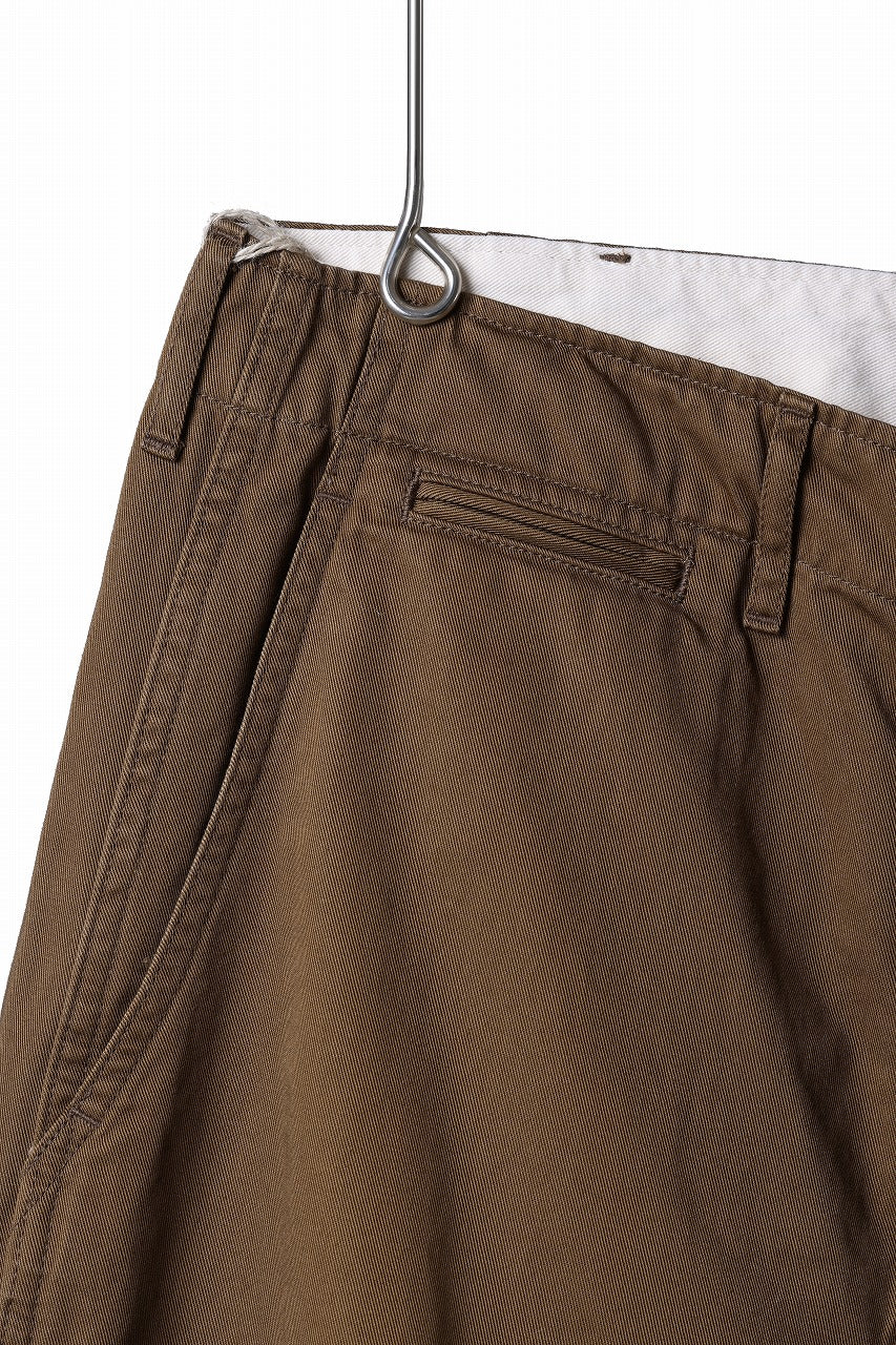 FULLCOUNT U.S.ARMY CHINO 41 TROUSERS (BROWN) - Image 6