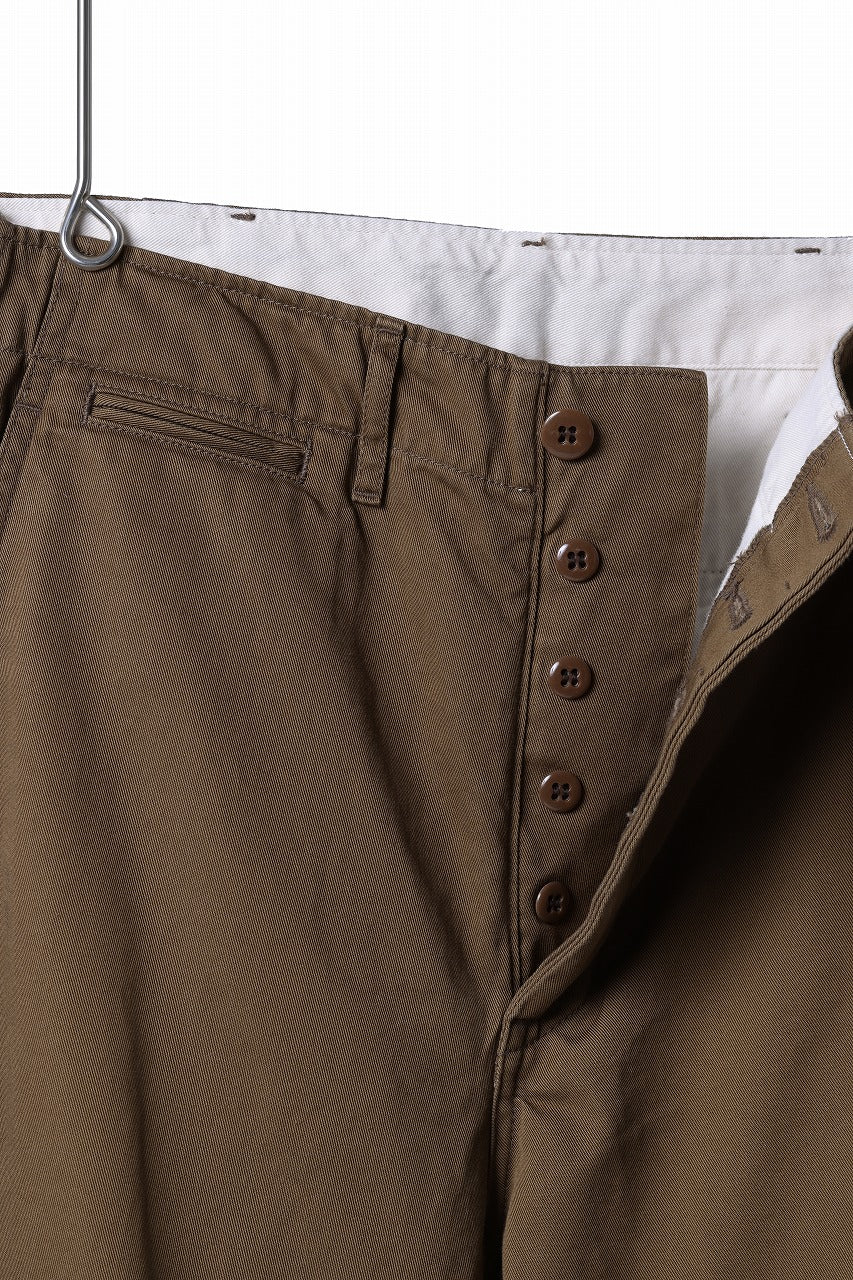 FULLCOUNT U.S.ARMY CHINO 41 TROUSERS (BROWN) - Image 8