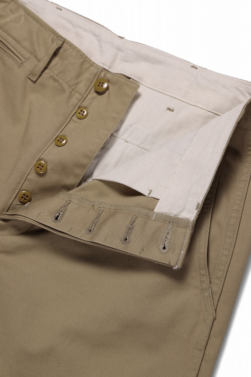 FULLCOUNT U.S.ARMY CHINO 41 TROUSERS (BROWN BEIGE) - Image 6