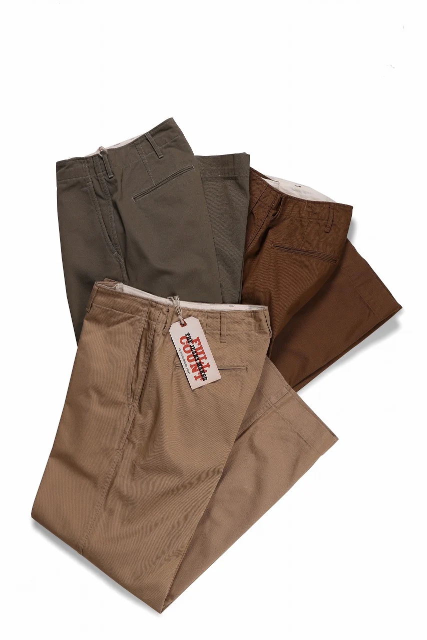 FULLCOUNT U.S.ARMY CHINO 41 TROUSERS (SAGE GREEN) - Image 13