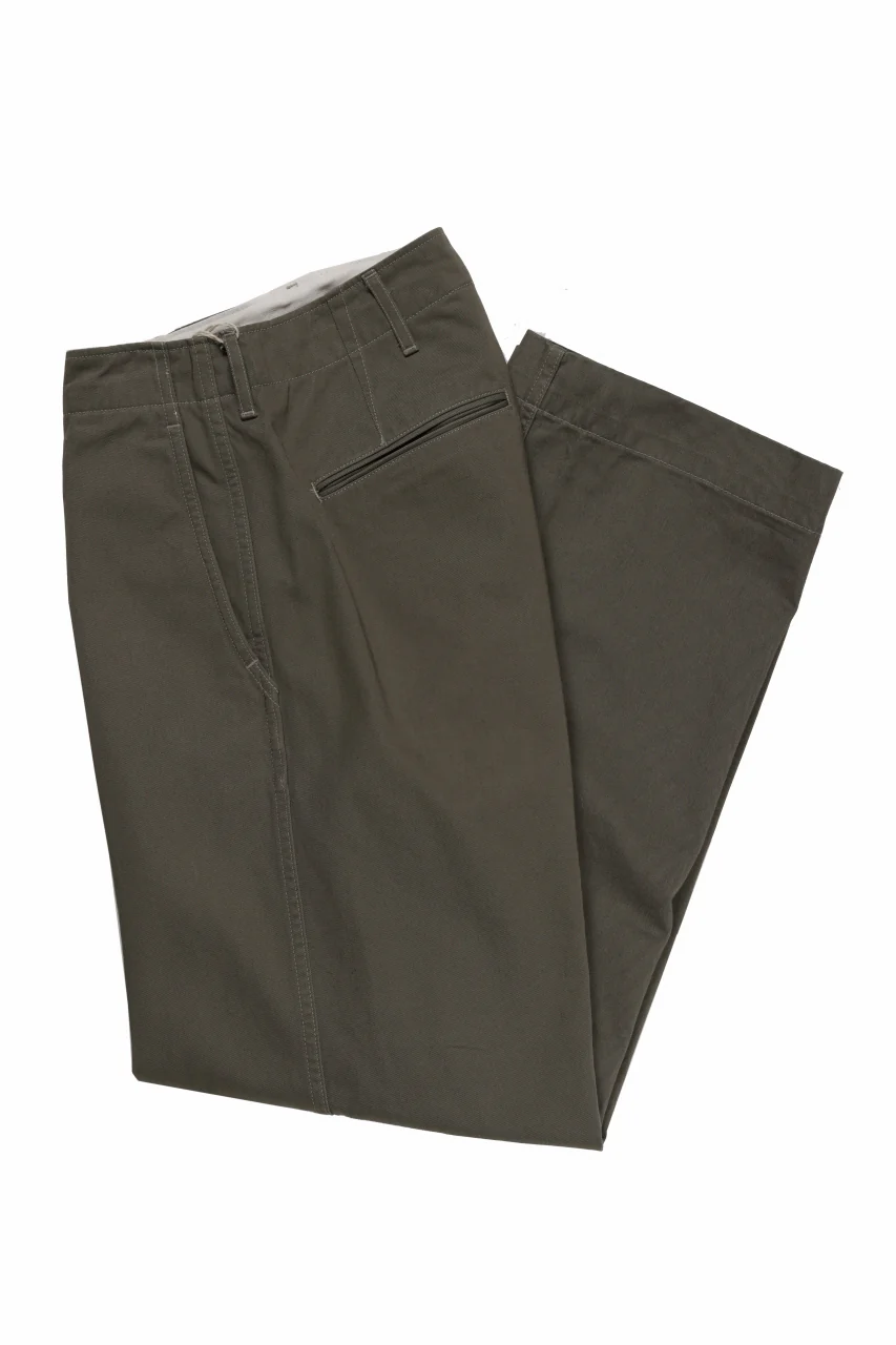 FULLCOUNT U.S.ARMY CHINO 41 TROUSERS (SAGE GREEN) - Image 3