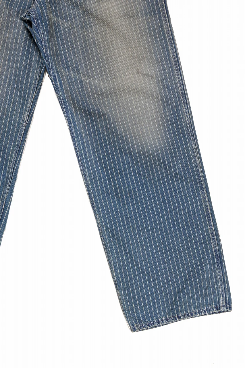 FULLCOUNT Wabash Work Pants / Slab Twill Selvedge (INDIGO BLUE / VINTAGE FADED) - Image 4
