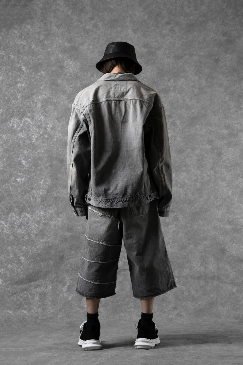 FULLCOUNT x KAMIYA Switching Denim Jacket / 13.7oz Original Selvedge Denim (BLACK) - Image 14
