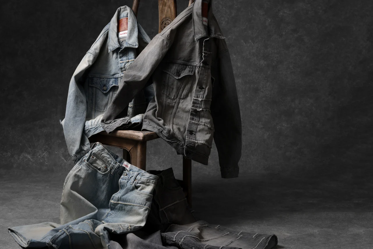FULLCOUNT x KAMIYA Switching Denim Jacket / 13.7oz Original Selvedge Denim (BLACK) - Image 20