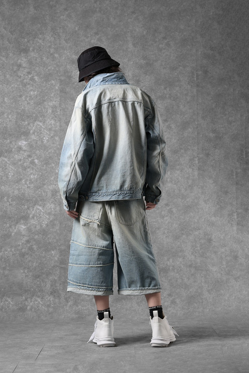 FULLCOUNT x KAMIYA Switching Denim Jacket / 13.7oz Original Selvedge Denim (INDIGO BLUE) - Image 15
