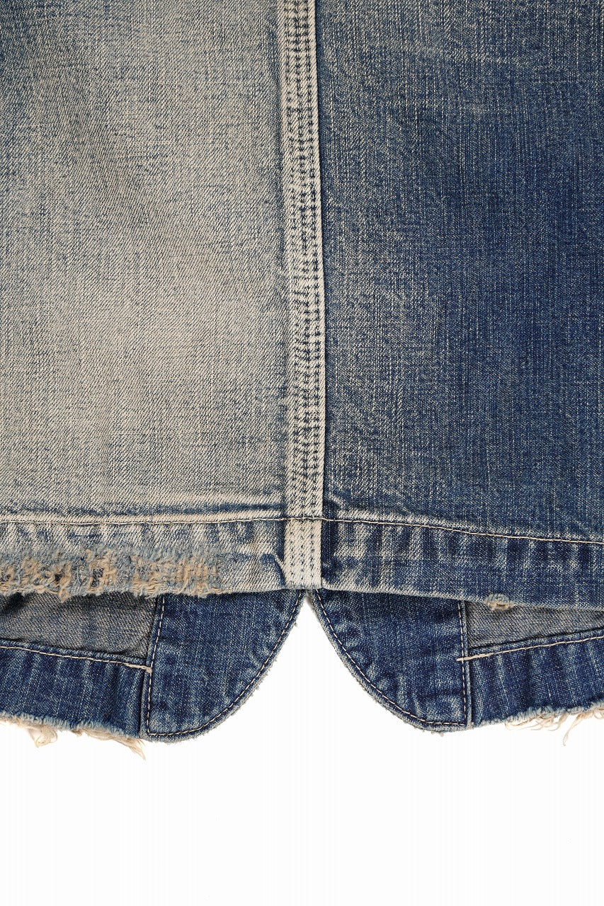 FULLCOUNT x N/07 exclusive COVER ALL JACKET / 10.5oz Zimbabwe Denim (INDIGO BLUE / EFFECTED) - Image 19