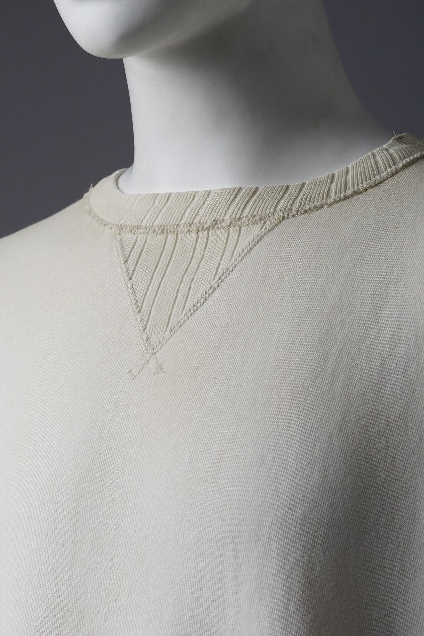 FULLCOUNT x N/07 exclusive Double V Set In Sleeve / Mother Cotton "Exhausted" (Ecru) - Image 6