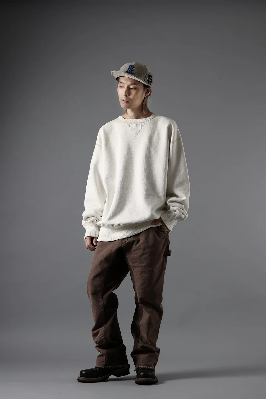 FULLCOUNT x N/07 exclusive Double V Set In Sleeve / Mother Cotton "Exhausted" (Ecru) - Image 30