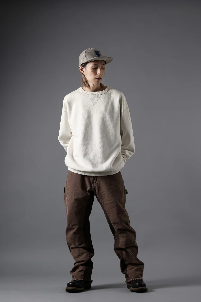 FULLCOUNT x N/07 exclusive Double V Set In Sleeve / Mother Cotton "Exhausted" (Ecru) - Image 33